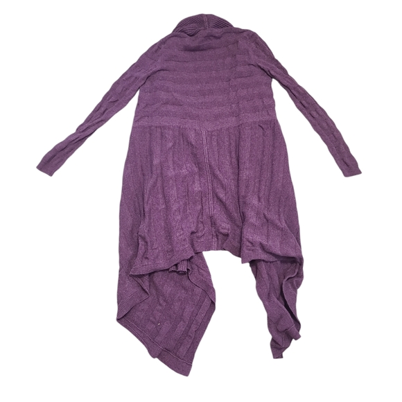 Athleta Women's purple duster cardigan sweater size S* casual boho preppy fall - Picture 2 of 9